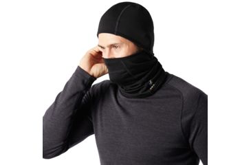 Image of Smartwool Merino Sport Fleece Hinged Balaclava, Black, 1FM, SW000650001-1FM