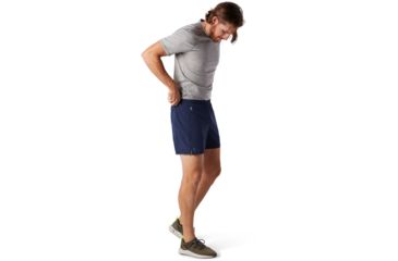 Image of Smartwool Merino Sport Lined 5in Short - Mens, Deep Navy, Small, SW000374092-S