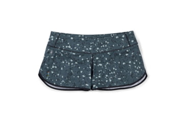 Image of Smartwool Merino Sport Lined Short - Womens, Black Composite Print, Large, SW016604J43L