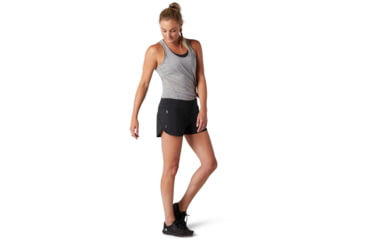 Image of Smartwool Merino Sport Lined Short - Womens, Black, Extra Small, SW016142001-XS