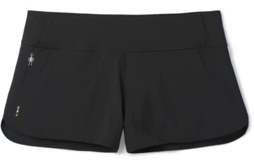 Image of Smartwool Merino Sport Lined Short - Womens, Black, Extra Small, SW016142001-XS