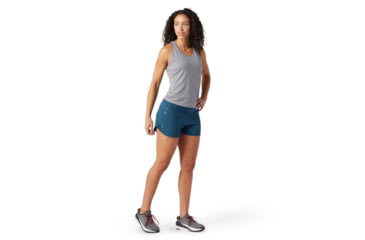 Image of Smartwool Merino Sport Lined Short - Womens, Twilight Blue, Medium, SW016604G74M