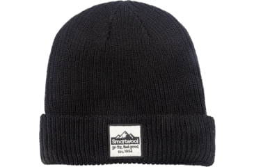 Image of Smartwool Patch Beanie, Black, One Size, SW01149300111FM000