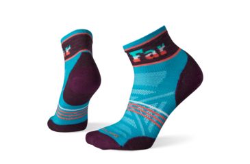Image of Smartwool PhD Outdoor Ultra Light Pattern Mini Socks - Womens, Capri, Large, SW001225810-L