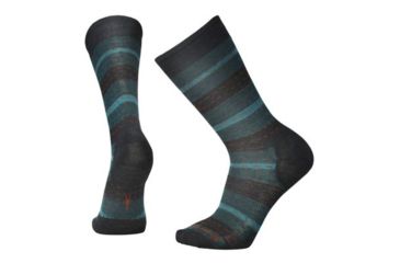 Image of Smartwool Premium Omano Crew Sock - Men's, Charcoal Heather, Large SW010386010-L