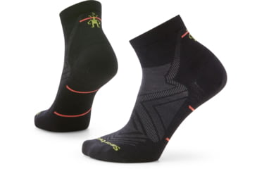 Image of Smartwool Run Zero Cushion Ankle Socks - Womens, 001 Black, Small, SW001674001S