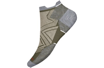 Image of Smartwool Run Zero Cushion Low Ankle Socks - Unisex, Winter Moss, Extra Large, SW001651K181-XL