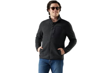 Image of Smartwool Second Cut Fleece Jacket - Mens, Charcoal, Medium, SW002959003100M000