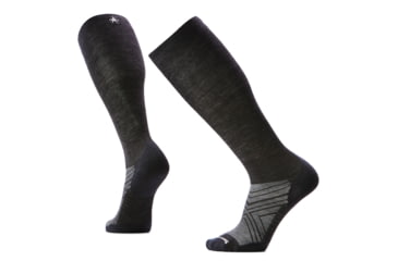 Image of Smartwool Ski Zero Cushion Extra Stretch OTC Socks - Mens, Charcoal, Extra Large, SW00214300310XL000