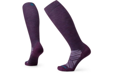 Image of Smartwool Ski Zero Cushion OTC Socks - Womens, Purple Iris, Medium, SW001865L901-M
