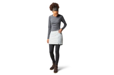 Image of Smartwool Smartloft Zip Skirt - Womens, C24 Storm Gray, Large, SW016793C24L