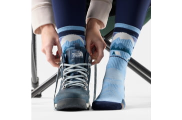 Image of Smartwool Hike Light Cushion Mountain Moon Crew Socks - Womens