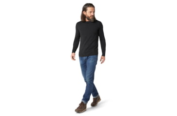 Image of Smartwool Sparwood Crew Sweater - Mens, Black, Large, SW016426001-L