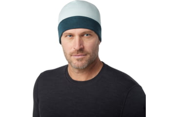 Image of Smartwool Thermal Merino Reversible Cuffed Beanie, G75 Twilight Blue Heather, 1FM, SW0SW956G751FM