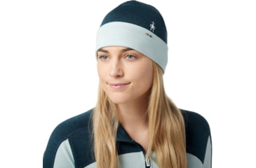 Image of Smartwool Thermal Merino Reversible Cuffed Beanie, G75 Twilight Blue Heather, 1FM, SW0SW956G751FM