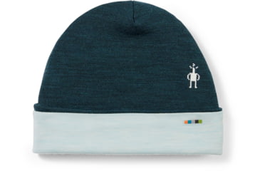 Image of Smartwool Thermal Merino Reversible Cuffed Beanie, G75 Twilight Blue Heather, 1FM, SW0SW956G751FM