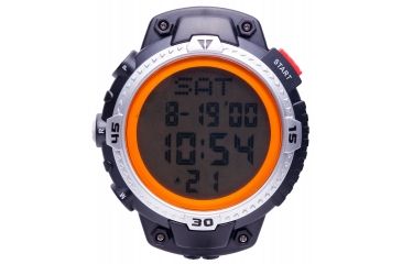 Image of Smith and Wesson Stop Watch - Digital, Water Proof, Black /Orange SWW-100