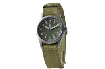 Image of Smith &amp; Wesson Men's Military Round Face Watch - OD SWW-1464-OD SWW-1464-OD