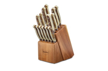 Image of Smiths Cabin &amp; Lodge Cutlery 15-Pcs Block Set, Stag, SP-51032