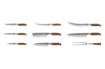 Image of Smiths Cabin &amp; Lodge Cutlery 15-Pcs Block Set, Stag, SP-51032