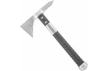 Image of SOG Specialty Knives &amp; Tools Voodoo Hawk Mini Axe, 2.75in, 3Cr13MoV Blade, Black Handle, Silver, SOG-F182N-CP