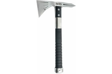 Image of SOG Specialty Knives &amp; Tools Voodoo Hawk Mini Axe, 2.75in, 3Cr13MoV Blade, Black Handle, Silver, SOG-F182N-CP