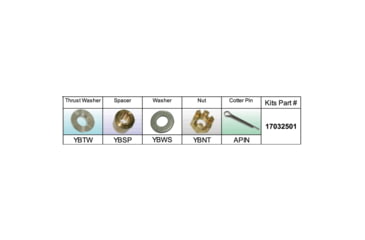 Image of Solas Yb Pkt Propeller Kit For Yamaha 20 30 Hp, 17032501