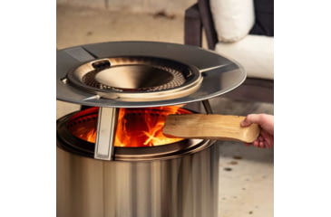 Image of Solo Stove Bonfire Heat Deflector, Stainless Steel, Medium, SSBON-DEFLECTOR