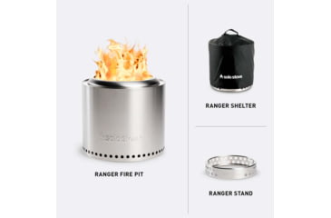 Image of Solo Stove Yukon, Shelter And Stand, Stainless Steel, SSYUK-SD-27-2.0+SHELTER