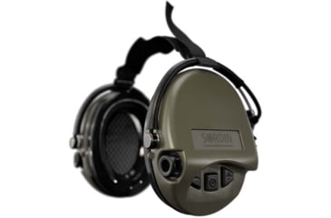 Image of Sordin Supreme MIL AUX Headset, Green Cups, 530445