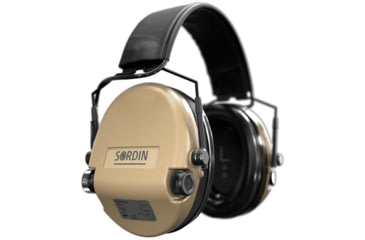Image of Sordin Supreme MIL AUX SFA Headset, Beige Cups, 530457