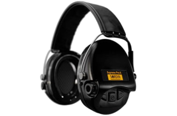 Image of Sordin Supreme PRO-X Headband Headset, Foam, Leather Headband, Black Cups, 500420