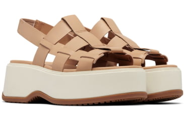 Image of Sorel Dayspring Slingback Sandal - Womens, Honest Beige/Chalk, 6, 2069751-246-6