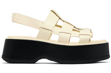 Image of Sorel Dayspring Slingback Sandal - Womens, Honey White/Black, 11, 2069751-292-11