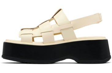 Image of Sorel Dayspring Slingback Sandal - Womens, Honey White/Black, 11, 2069751-292-11