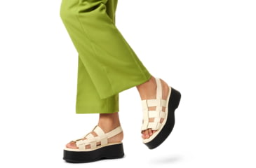 Image of Sorel Dayspring Slingback Sandal - Womens, Honey White/Black, 11, 2069751-292-11