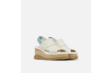 Image of Sorel Joanie III Slingback Wedge Sandals - Womens, Chalk/Crushed Blue, 7.5 US, 1999421-191-7.5