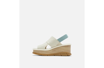 Image of Sorel Joanie III Slingback Wedge Sandals - Womens, Chalk/Crushed Blue, 7.5 US, 1999421-191-7.5