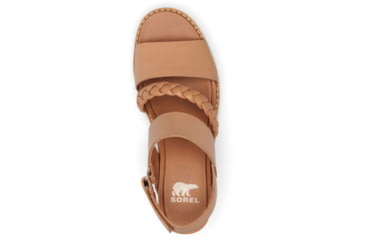 Image of Sorel Joanie IV Slingback Wedge Sandals - Womens, Honest Beige/Bleached Ceramic, 6.5, 2069801-246-6.5