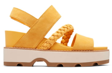 Image of Sorel Joanie IV Slingback Wedge Sandals - Womens, Yellow Ray/Honey White, 7, 2069801-765-7