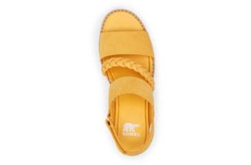 Image of Sorel Joanie IV Slingback Wedge Sandals - Womens, Yellow Ray/Honey White, 7, 2069801-765-7