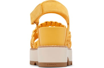 Image of Sorel Joanie IV Slingback Wedge Sandals - Womens, Yellow Ray/Honey White, 7, 2069801-765-7