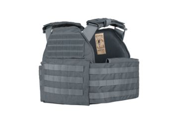 Image of Spartan Armor Systems Spartan Sentinel Plate Carrier and Spartan Omega AR500 Body Armor Platform, Gunmetal Gray, Adjustable, SAS-PKG500-STNL-FC-GG-KIT, SAS-PKG500-STNL-FC-GG-KIT