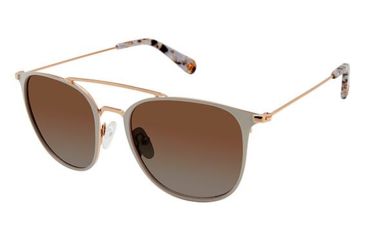 Image of Sperry Top-Sider TIERRA Sunglasses - Frame BONE WHITE, Lens Color Rose Gradient, Size 51/18mm SPTIERRA03