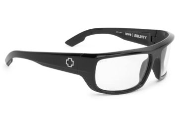 Image of Spy Optic Bounty Single Vision Prescription Sunglasses, Black Frame, ANSI Clear Lens-673017038094SV
