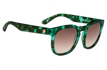 Image of Spy Optic Quinn Progressive Prescription Sunglasses, Soft Matte Green Tortoise Frame, 673179437355PR