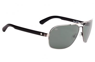 Image of Spy Optic Showtime Single Vision Prescription Sunglasses, Antique Silver W/Black Frame, 672036212864SV