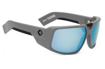 Image of Spy Optic Touring Progressive Prescription Sunglasses, Primer Grey Frame, Grey w/Blue Spectra Lens-670795865139PR