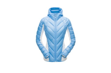Image of Spyder Syrround Hybrid Hoody Jacket - Womens, Blue Ice/White/Blue Ice, Medium, 182500451333P