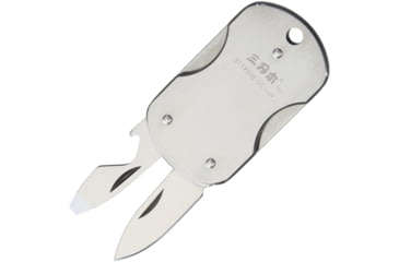 Image of SRM Knives Sanrenmu 3119 Multi Tool, 2.25in Closed, SS Handles, Lanyard Loop L Screwdriver Tip L Bottle Opener L Small Blade, Shark Handle Artwork, K016N